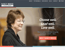 Tablet Screenshot of nancyreece.com